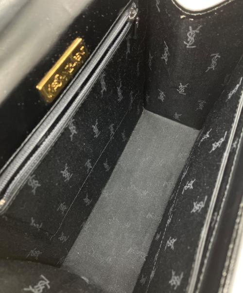 Yves Saint Laurent（イヴサンローラン）Yves Saint Laurent (イヴサンローラン) ハンドバッグ ブラックの古着・服飾アイテム