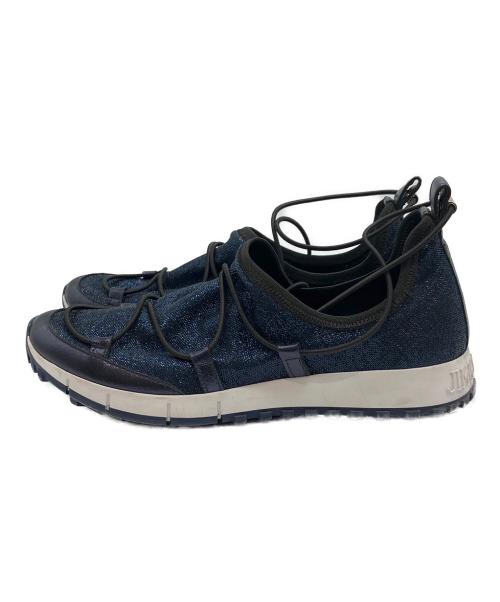 JIMMY CHOO（ジミーチュウ）JIMMY CHOO (ジミーチュウ) スニーカー ネイビー サイズ:23.5の古着・服飾アイテム