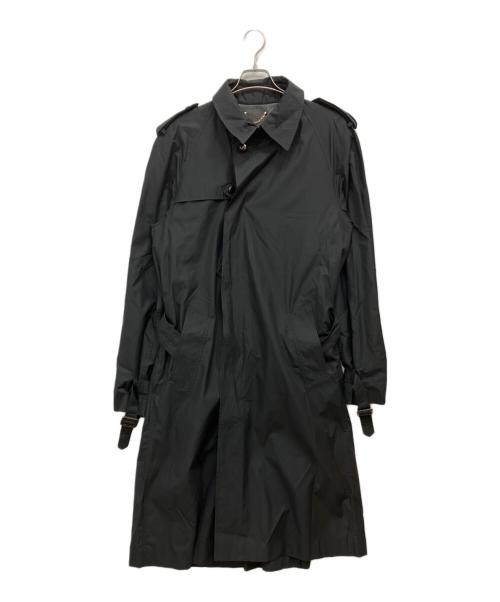 LOUIS VUITTON（ルイ ヴィトン）LOUIS VUITTON (ルイ ヴィトン) シルク混トレンチコート ブラック サイズ:SIZE52の古着・服飾アイテム