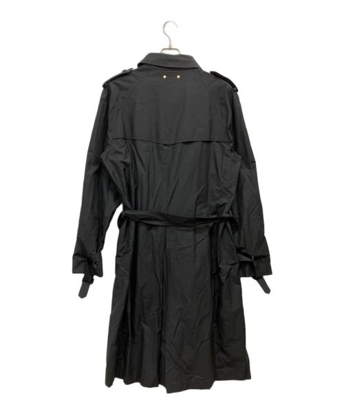 LOUIS VUITTON（ルイ ヴィトン）LOUIS VUITTON (ルイ ヴィトン) シルク混トレンチコート ブラック サイズ:SIZE52の古着・服飾アイテム