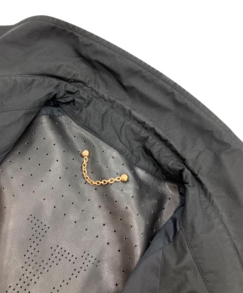 LOUIS VUITTON（ルイ ヴィトン）LOUIS VUITTON (ルイ ヴィトン) シルク混トレンチコート ブラック サイズ:SIZE52の古着・服飾アイテム