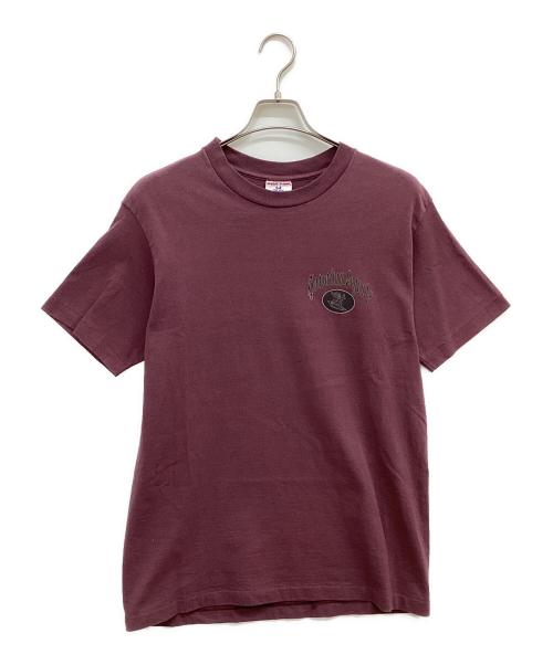 SoF Tee（ソフ ティー）SOF Tee (ソフ ティー) 90s プリントTシャツ ワインレッド サイズ:Mの古着・服飾アイテム