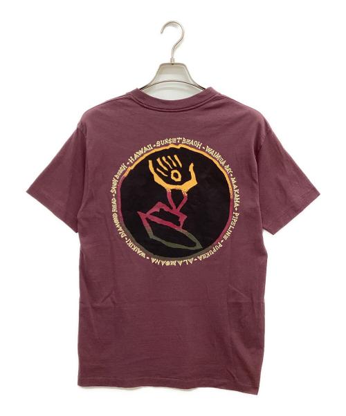 SoF Tee（ソフ ティー）SOF Tee (ソフ ティー) 90s プリントTシャツ ワインレッド サイズ:Mの古着・服飾アイテム