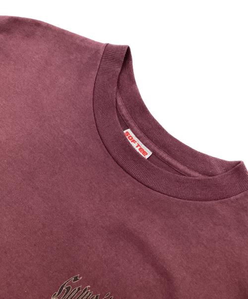SoF Tee（ソフ ティー）SOF Tee (ソフ ティー) 90s プリントTシャツ ワインレッド サイズ:Mの古着・服飾アイテム