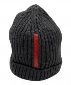 PRADA SPORTSプラダスポーツ）の古着「ニット帽」｜グレー