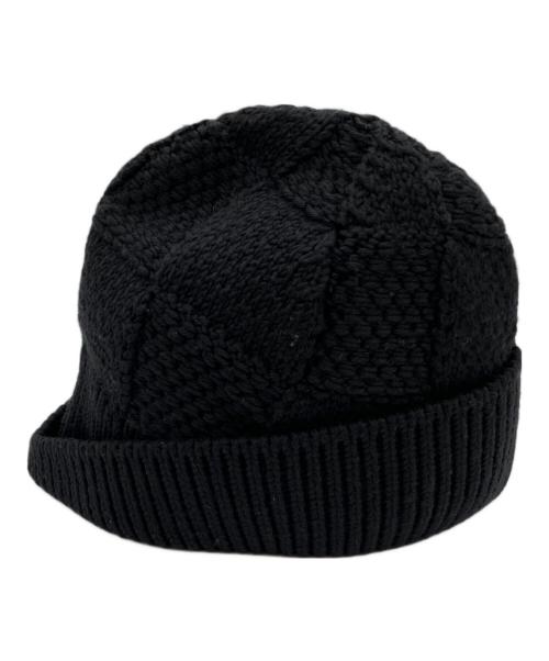 LOUIS VUITTON（ルイ ヴィトン）LOUIS VUITTON (ルイ ヴィトン) ニット帽 ブラックの古着・服飾アイテム
