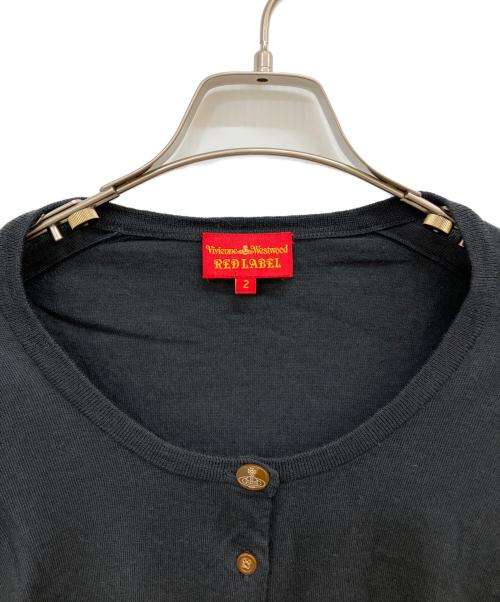 Vivienne Westwood RED LABEL（ヴィヴィアンウエストウッドレッドレーベル）Vivienne Westwood RED LABEL (ヴィヴィアンウエストウッドレッドレーベル) ニットカーディガン グレー サイズ:2の古着・服飾アイテム