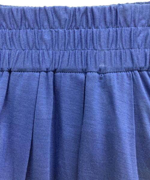 ebure（エブール）ebure (エブール) ソフトドレープヴィスコース スカート ブルー サイズ:38の古着・服飾アイテム