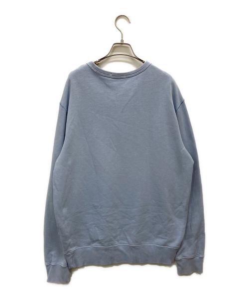 POLO RALPH LAUREN（ポロ・ラルフローレン）POLO RALPH LAUREN (ポロ・ラルフローレン) プリントスウェット ブルー サイズ:Mの古着・服飾アイテム