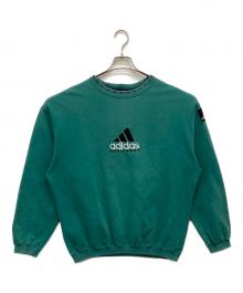 adidas（アディダス）の古着「センターロゴスウェット」｜グリーン