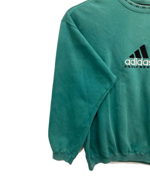 adidas（アディダス）adidas (アディダス) センターロゴスウェット グリーン サイズ:Mの古着・服飾アイテム