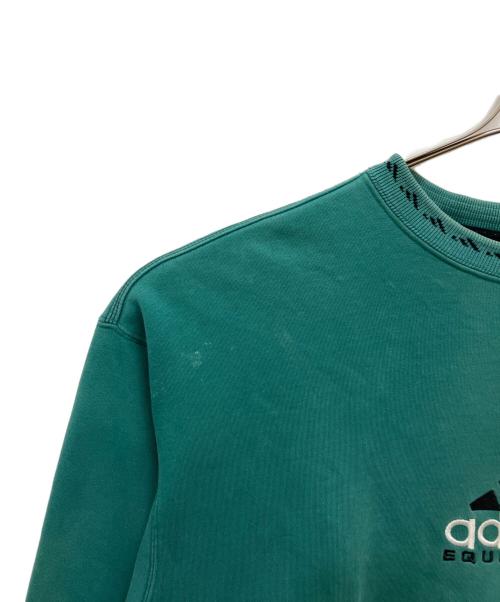adidas（アディダス）adidas (アディダス) センターロゴスウェット グリーン サイズ:Mの古着・服飾アイテム