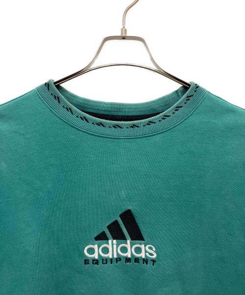 adidas（アディダス）adidas (アディダス) センターロゴスウェット グリーン サイズ:Mの古着・服飾アイテム