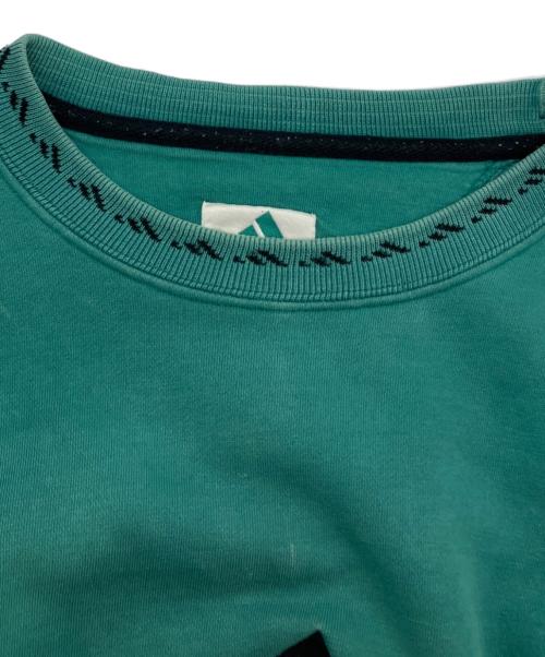 adidas（アディダス）adidas (アディダス) センターロゴスウェット グリーン サイズ:Mの古着・服飾アイテム