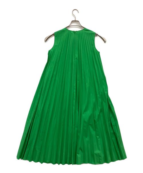 RED VALENTINO（レッドヴァレンティノ）RED VALENTINO (レッドヴァレンティノ) ノースリーブワンピース グリーン サイズ:38の古着・服飾アイテム