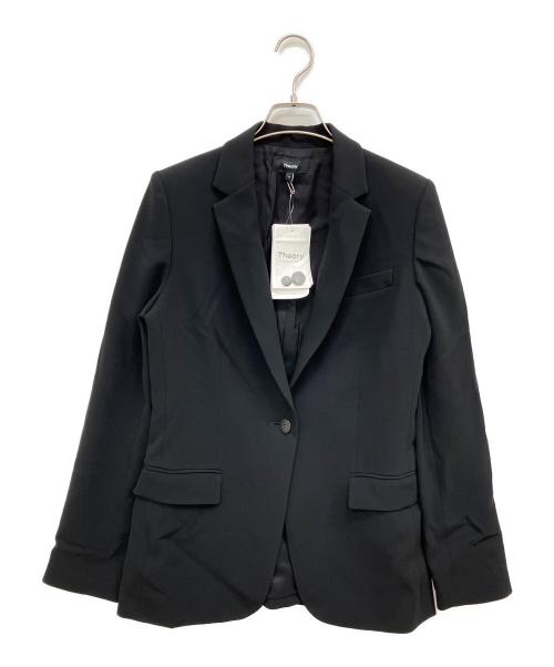 theory（セオリー）theory (セオリー) ADMIRAL CREPE STAPLE BLAZER ブラック 未使用品の古着・服飾アイテム
