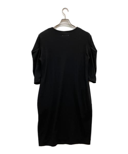 MM6 Maison Margiela（エムエムシックスメゾンマルジェラ）MM6 Maison Margiela (エムエムシックスメゾンマルジェラ) 20AW レーヨンストレッチドレスワンピース ブラック サイズ:Sの古着・服飾アイテム