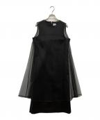noir kei ninomiyaノワール ケイ ニノミヤ）の古着「チュールワンピース」｜ブラック