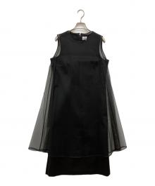 noir kei ninomiya（ノワール ケイ ニノミヤ）の古着「チュールワンピース」｜ブラック