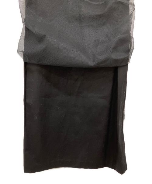noir kei ninomiya（ノワール ケイ ニノミヤ）noir kei ninomiya (ノワール ケイ ニノミヤ) チュールワンピース ブラック サイズ:Mの古着・服飾アイテム