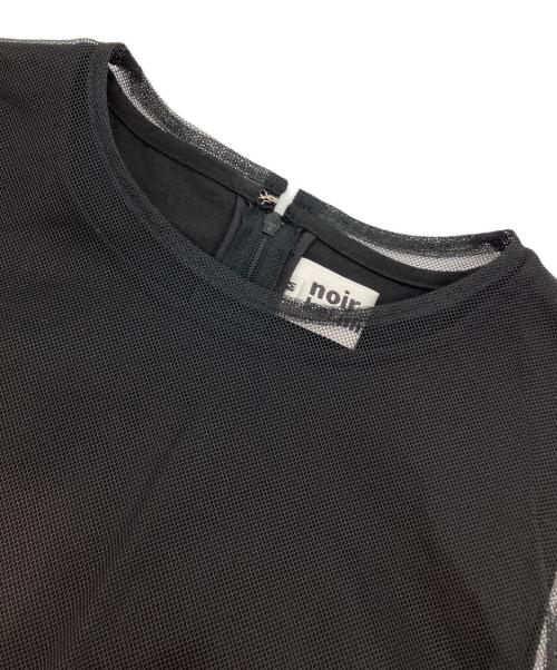 noir kei ninomiya（ノワール ケイ ニノミヤ）noir kei ninomiya (ノワール ケイ ニノミヤ) チュールワンピース ブラック サイズ:Mの古着・服飾アイテム