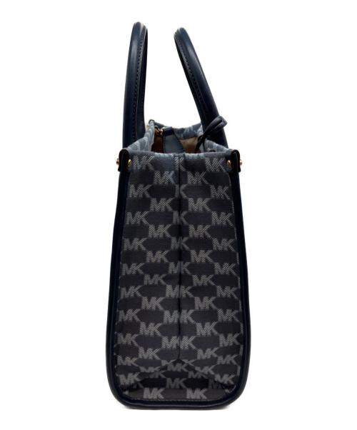 MICHAEL KORS（マイケルコース）MICHAEL KORS (マイケルコース) ミレラトートバッグ ネイビーの古着・服飾アイテム
