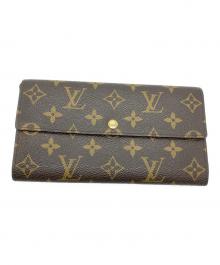 LOUIS VUITTON（ルイ ヴィトン）の古着「モノグラム ポルトフォイユ・サラ」｜ブラウン