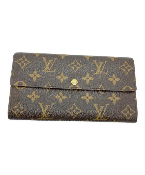 LOUIS VUITTON（ルイ ヴィトン）LOUIS VUITTON (ルイ ヴィトン) モノグラム ポルトフォイユ・サラ ブラウンの古着・服飾アイテム