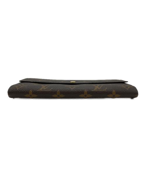 LOUIS VUITTON（ルイ ヴィトン）LOUIS VUITTON (ルイ ヴィトン) モノグラム ポルトフォイユ・サラ ブラウンの古着・服飾アイテム