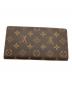 LOUIS VUITTON (ルイ ヴィトン) モノグラム ポルトフォイユ・サラ ブラウン：15000円