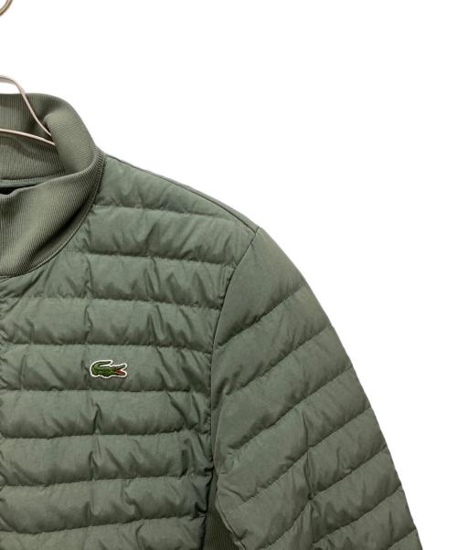 LACOSTE（ラコステ）LACOSTE (ラコステ) ダウンジャケット 黄緑 サイズ:Sの古着・服飾アイテム