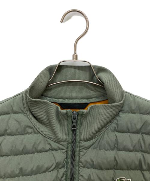 LACOSTE（ラコステ）LACOSTE (ラコステ) ダウンジャケット 黄緑 サイズ:Sの古着・服飾アイテム
