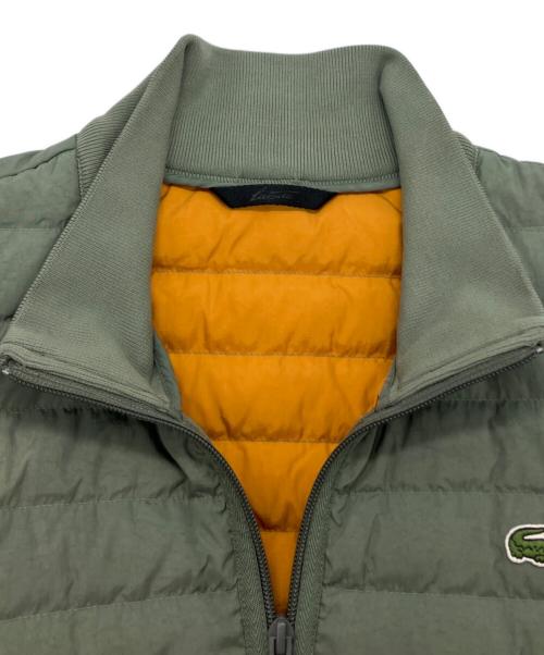 LACOSTE（ラコステ）LACOSTE (ラコステ) ダウンジャケット 黄緑 サイズ:Sの古着・服飾アイテム
