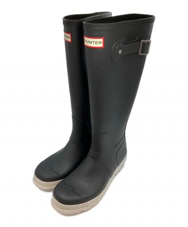 中古・古着通販】HUNTER (ハンター) ロングレインブーツ ブラック