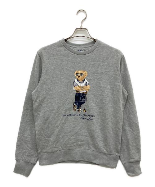 POLO RALPH LAUREN（ポロ・ラルフローレン）POLO RALPH LAUREN (ポロ・ラルフローレン) 裏起毛スウェット グレー サイズ:Sの古着・服飾アイテム