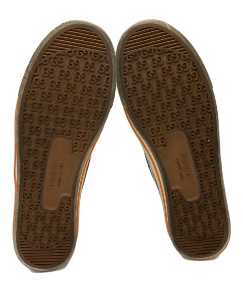 GUCCI（グッチ）GUCCI (グッチ) DISNEY (ディズニー) 1977 Tennis Sneakers ベージュ サイズ:7の古着・服飾アイテム
