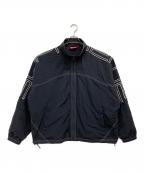 SUPREMEシュプリーム）の古着「Spellout Embroidered Track Jacket」｜ネイビー