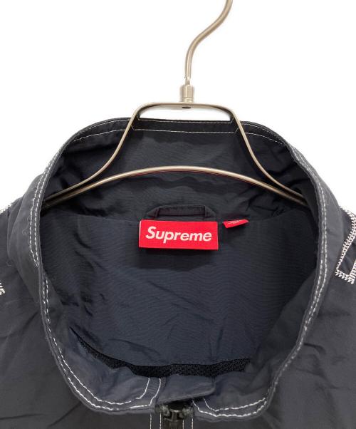 SUPREME（シュプリーム）Supreme (シュプリーム) Spellout Embroidered Track Jacket ネイビー サイズ:XLの古着・服飾アイテム