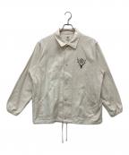 South2 West8サウスツー ウエストエイト）の古着「Coach Jacket -Cotton Twill」｜ホワイト
