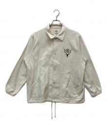 South2 West8（サウスツー ウエストエイト）の古着「Coach Jacket -Cotton Twill」｜ホワイト