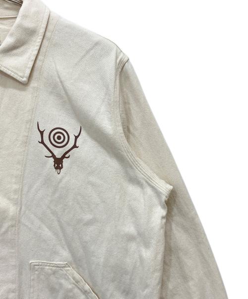 South2 West8（サウスツー ウエストエイト）south2 west8 (サウスツー ウエストエイト) Coach Jacket -Cotton Twill ホワイト サイズ:Mの古着・服飾アイテム