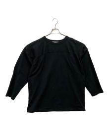STEAD×J.S HOMESTEAD（ステッド×ジャーナルスタンダード ホームステッド）の古着「HEAVY DRY JERSEY FOOTBALL T」｜ブラック