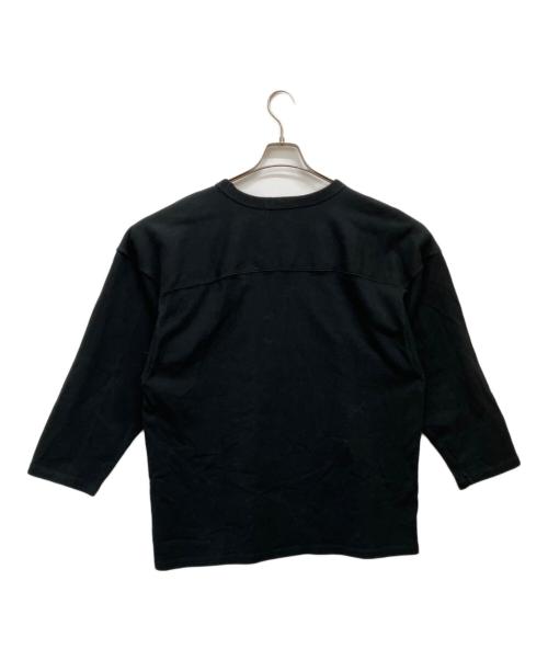 STEAD（ステッド）STEAD (ステッド) J.S HOMESTEAD (ジャーナルスタンダード ホームステッド) HEAVY DRY JERSEY FOOTBALL T ブラック サイズ:Lの古着・服飾アイテム
