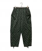 South2 West8サウスツー ウエストエイト）の古着「STRING C.S.PANT - POLY JACQUARD」｜グリーン