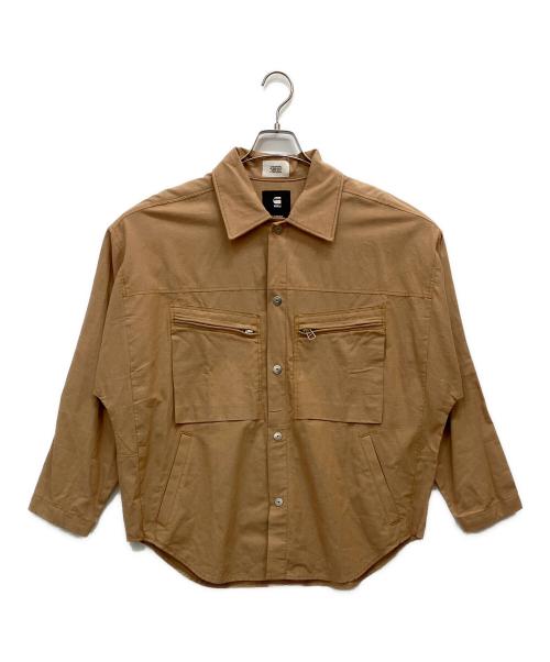 G-STAR RAW（ジースターロゥ）G-STAR RAW (ジースターロゥ) シャツ ブラウン サイズ:XSの古着・服飾アイテム