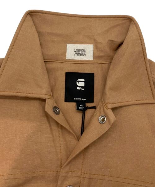 G-STAR RAW（ジースターロゥ）G-STAR RAW (ジースターロゥ) シャツ ブラウン サイズ:XSの古着・服飾アイテム