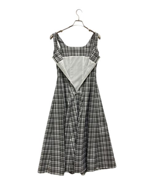 HER LIP TO（ハーリップトゥ）Her lip to (ハーリップトゥ) ワンピース グレー サイズ:Sの古着・服飾アイテム