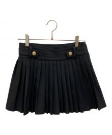 HER LIP TO（ハーリップトゥ）の古着「Vienna Pleated Mini Skirt」｜ブラック