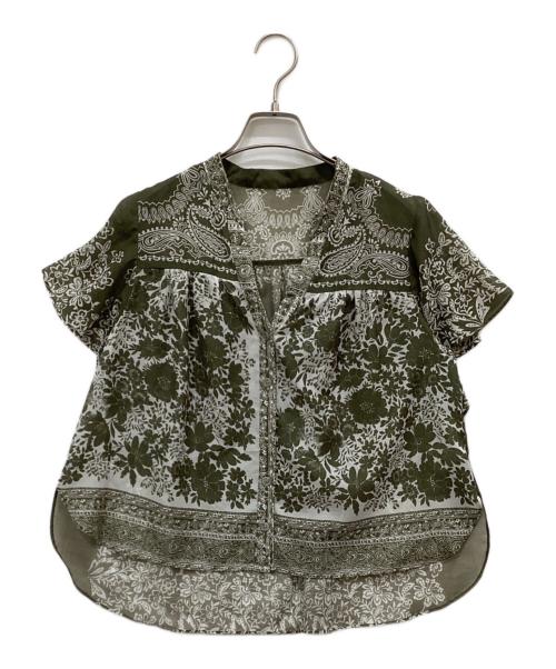 GRACE CLASS（グレースクラス）GRACE CLASS (グレースクラス) ブラウス グリーン サイズ:SIZE36の古着・服飾アイテム