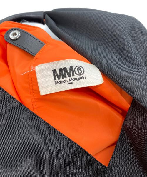 MM6 Maison Margiela（エムエムシックスメゾンマルジェラ）MM6 Maison Margiela (エムエムシックスメゾンマルジェラ) ジャパニーズトートバッグ ブラック×オレンジの古着・服飾アイテム
